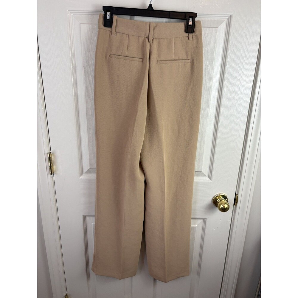 Aritzia Straight Leg Pants in Beige/Tan - Picture 3 of 6